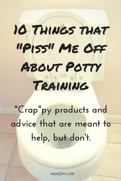 Humorous review of annoying advice and products for potty training. potty training humor, parenting humor 