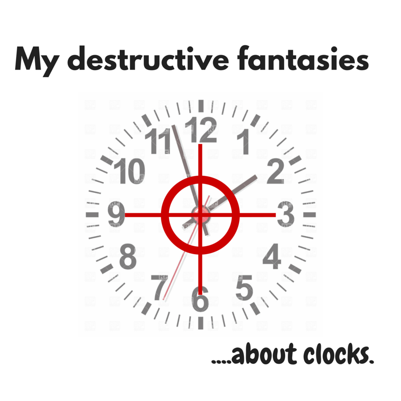 What I want to do with the clocks in my house.