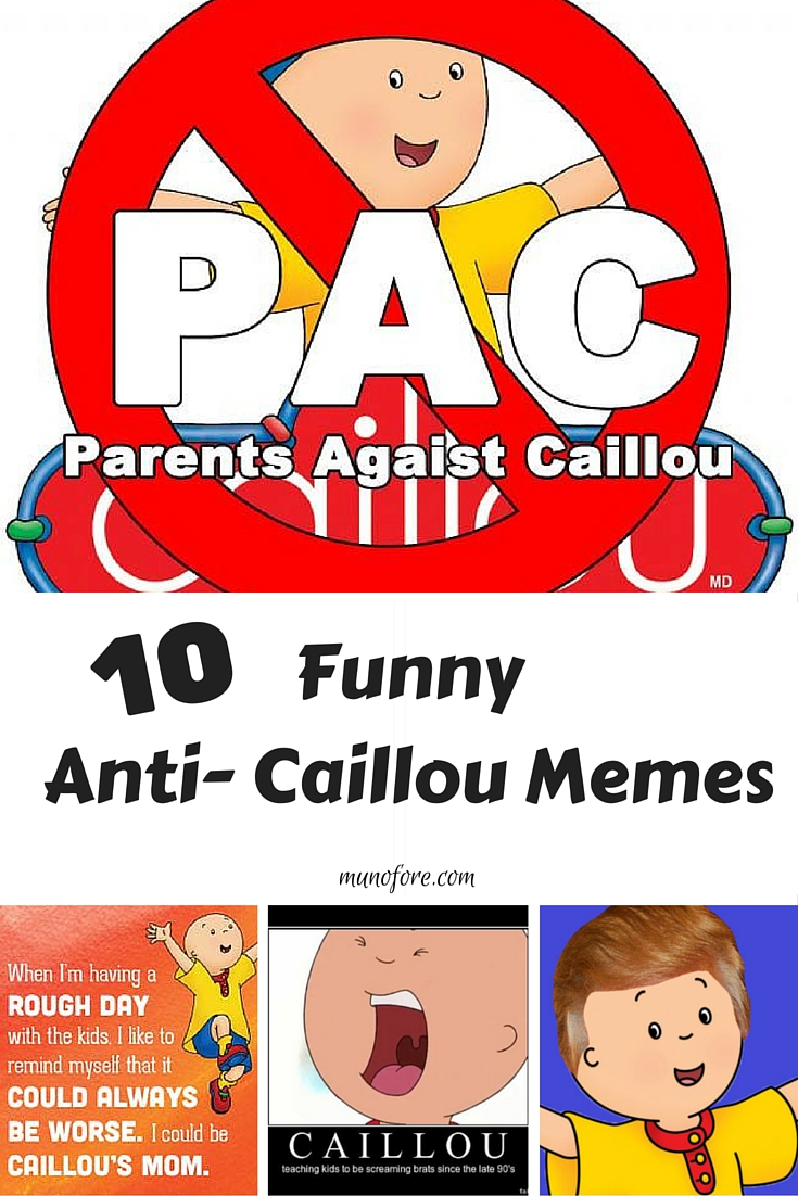 Caillou the Annoying - meme collection about Caillou. Annoying Caillou, Funny Caillou, Whiney Caillou, I hate Caillou