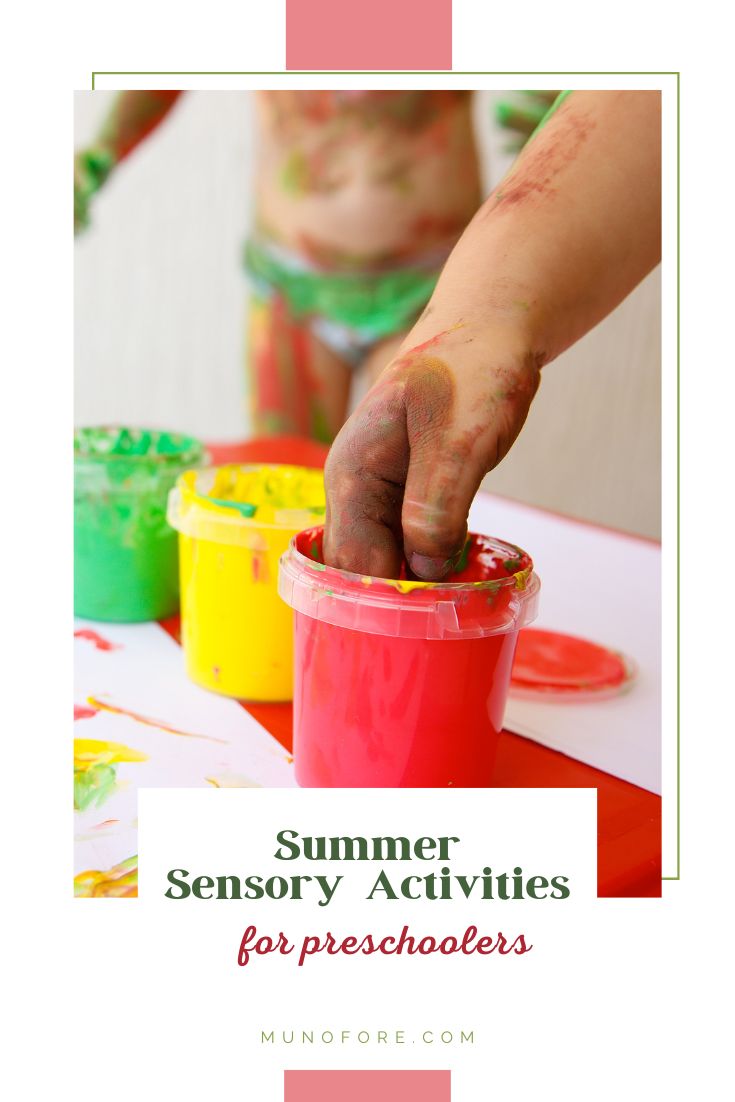 kids finger painting