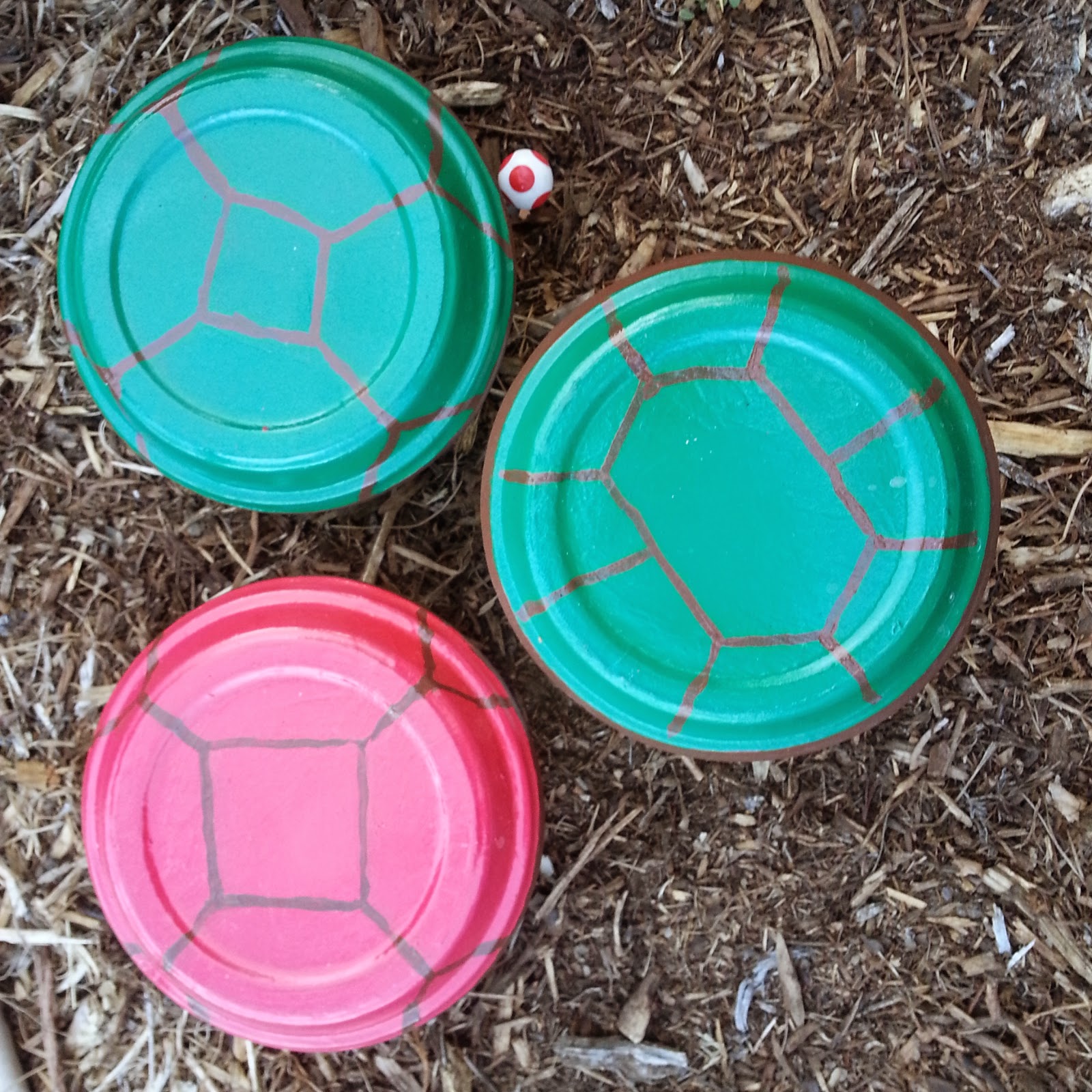 top down view of koopa houses