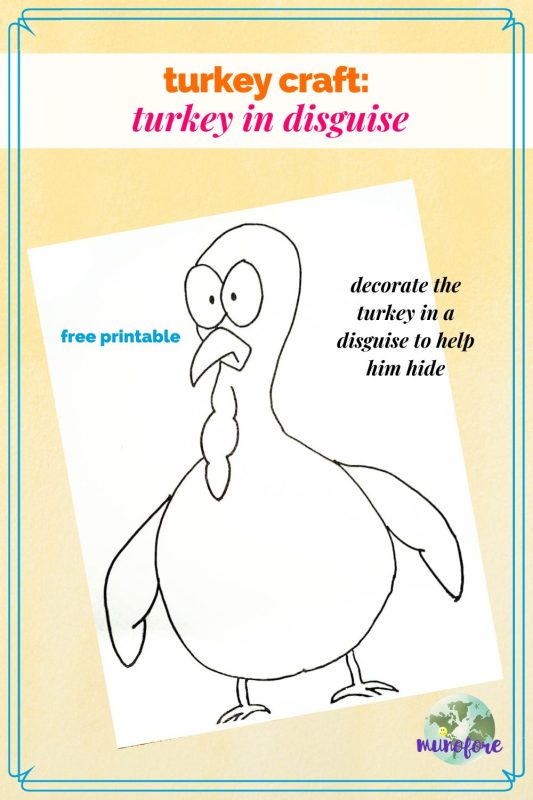 cartoon drawing of a turkey