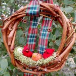 Bird Family Grapevine Wreath Christmas Ornament