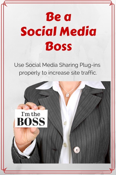 Make full use of your social media sharing plugin to increase site traffic. Blogging tips. Social Media guide.