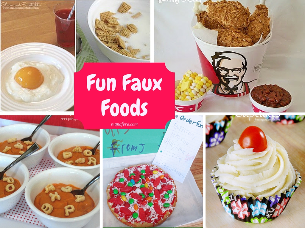 Fun Faux Foods for April Fools Day or any time. April Fools Day food pranks. Plus linky party for all things fun, funny, happy and hopeful.