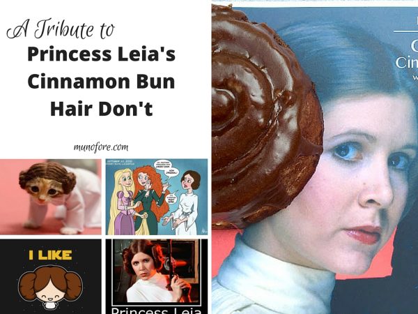 Crazy Hairstyles: Princess Leia's Buns - funny memes about Princess Leia's cinnamon bun hairstyle.