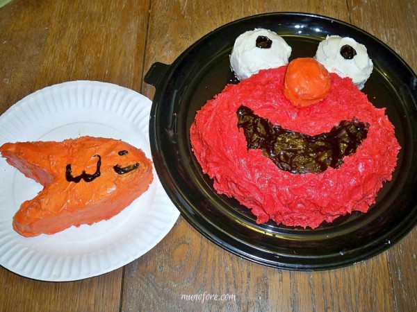 ugly cake - elmo