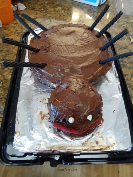 ugly cake - spider