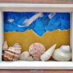 Turn some old frames, photos and beach treasures into a Beach Memories Shell Collage. Father's Day gift, Kid's craft project, summer fun.