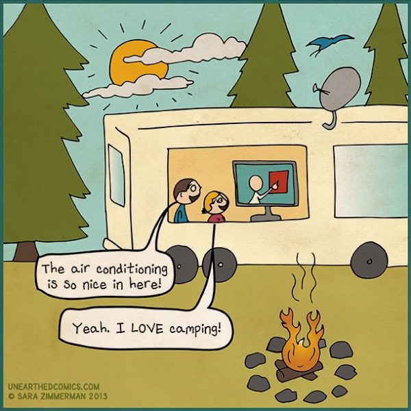 My idea of roughing it... Glamping Memes plus Friday Frivolity Blog ...