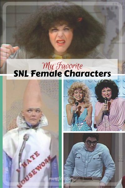 Favorite Female SNL Characters - Old school Saturday Night Live Characters, Rosanne Roseannadana, Pryaat Conehead, The Sweeney Sisters