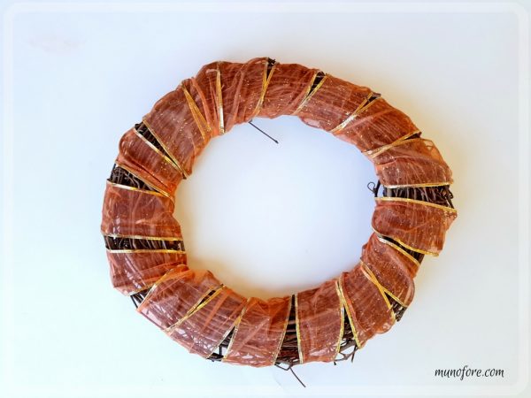 Autumn's Beauty Wreath: Using seed pods and dried flowers and fruit to create a fall door wreath. Autumn Door Wreath. California Native Plants.