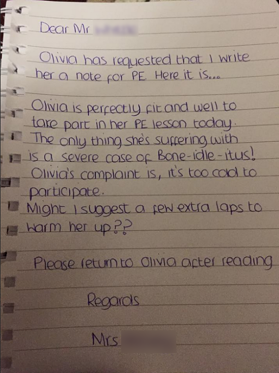 Nine of the Funniest Letters Forged by Kids - Munofore