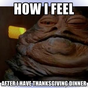 Sci Fi Thanksgiving Memes: funny Thanksgiving themed memes from Star Wars, Star Trek, Dr. Who, Matrix and Stargate.