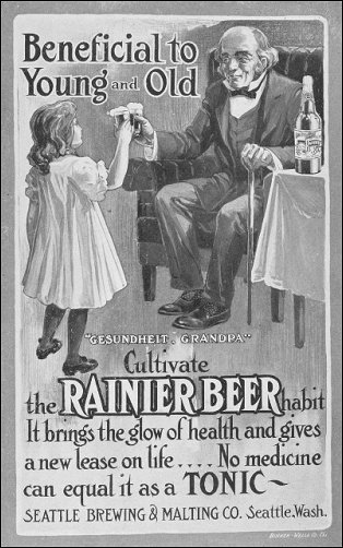 Vintage print health ads with audacious medical claims: Dr. Pepper, 7-UP, Le-Mar Reducing Soap, Blatz Beer, Lucky Strike and more.