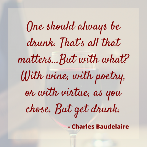 A collection of wine quotes from famous poets.