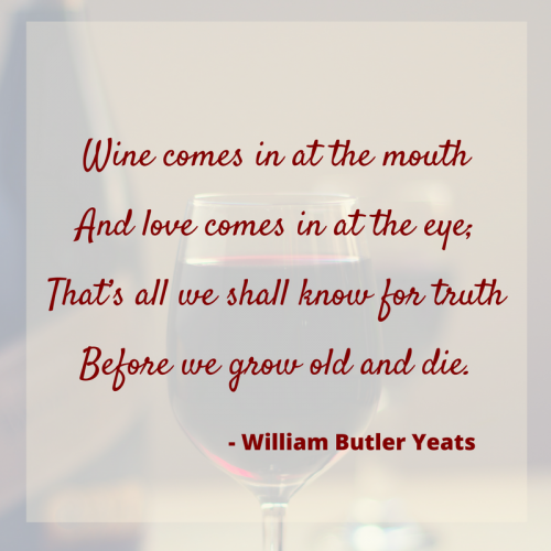 A collection of wine quotes from famous poets.