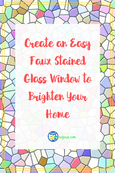 Easy Faux Stained Glass 