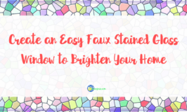Create an Easy Faux Stained Glass Window to Brighten Your Home