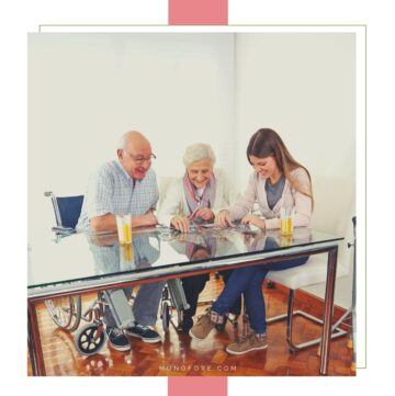 people sitting at a table