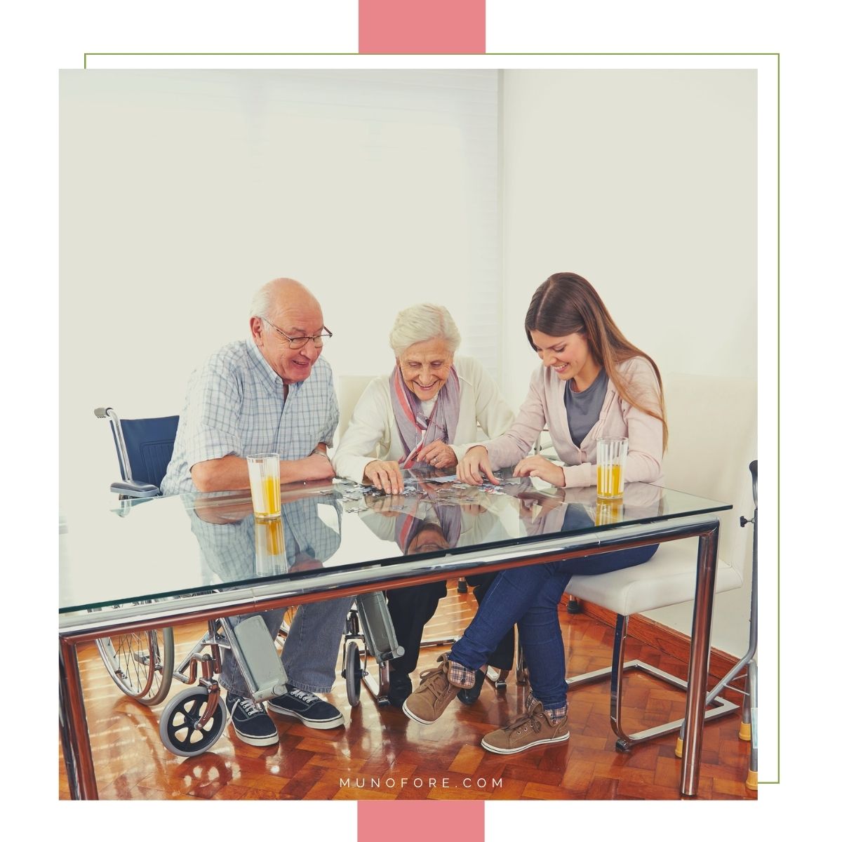 people sitting at a table