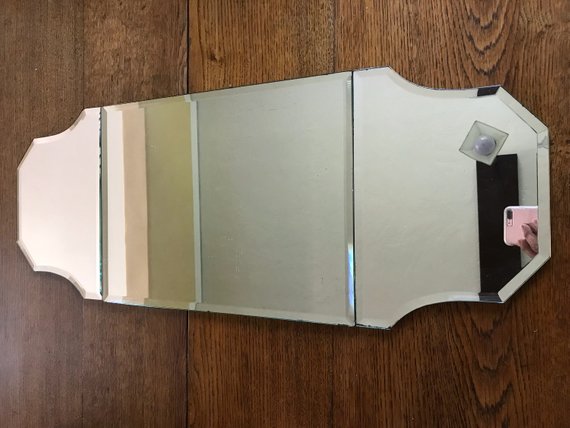 vintage centerpiece mirror