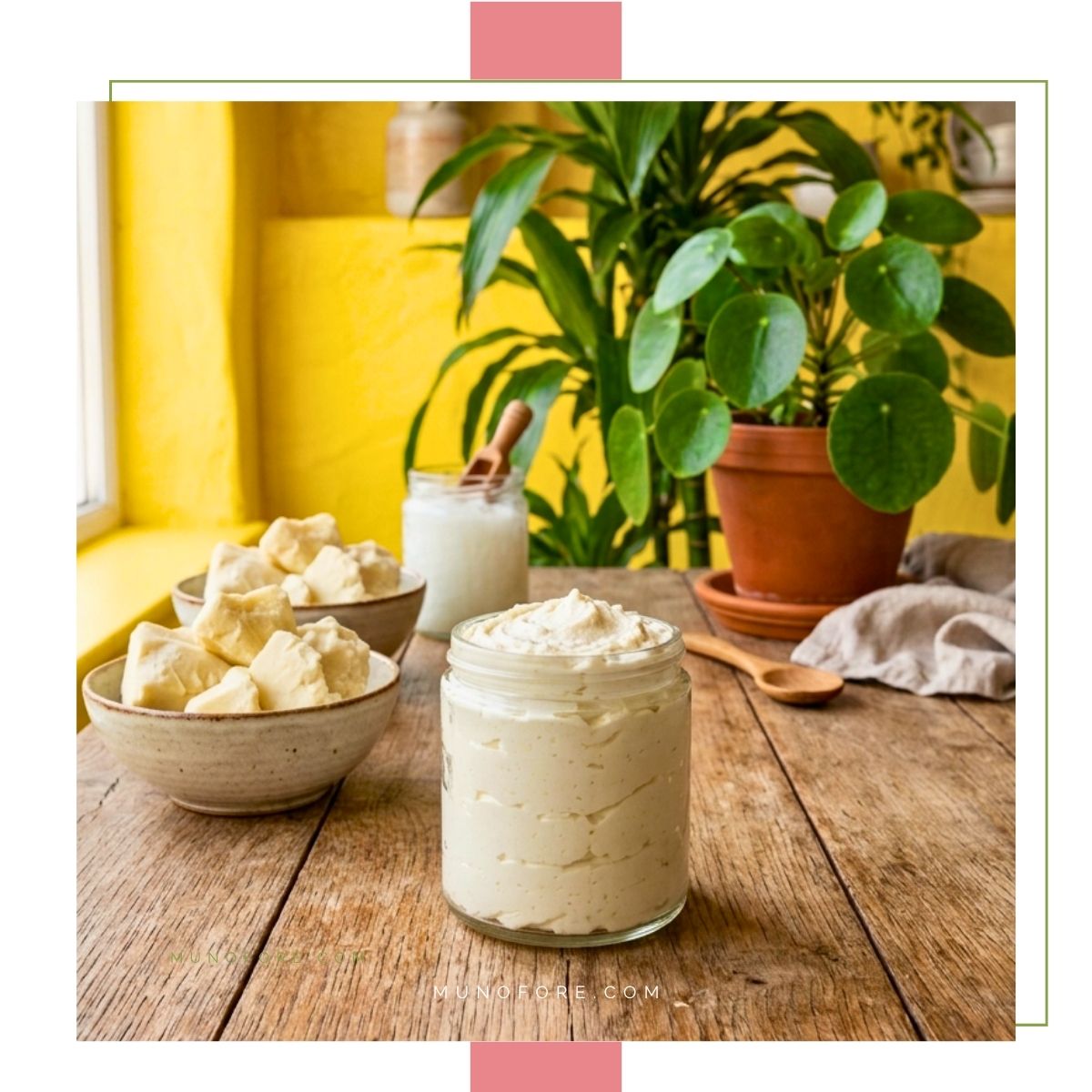 whipped body butter in a jar