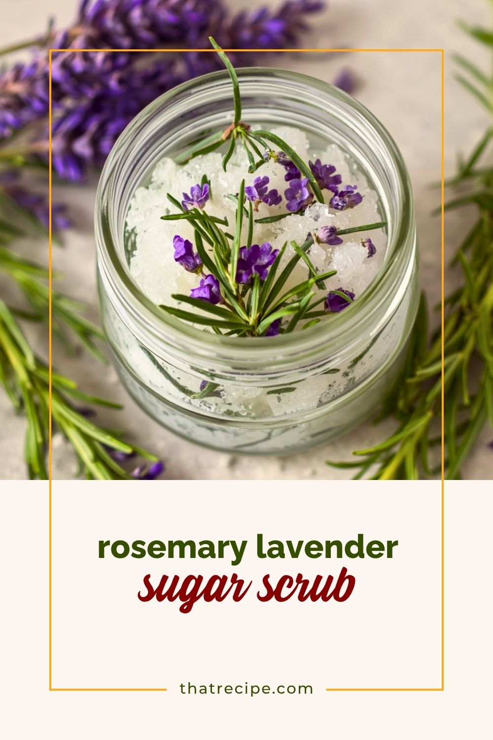 sugar scrub in a jar