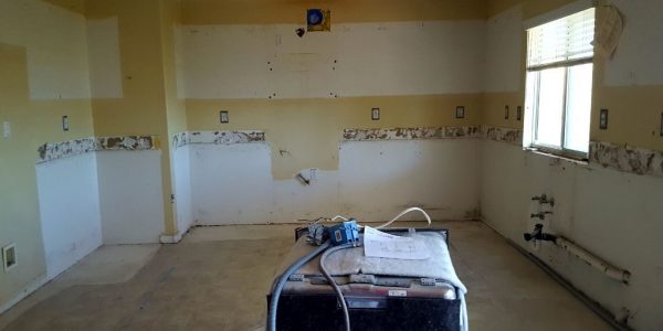 kitchen after demolition