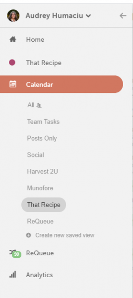 list of coschedule customized calendars