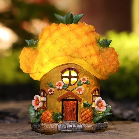 solar powered fairy house