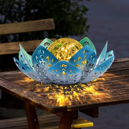 lotus solar light