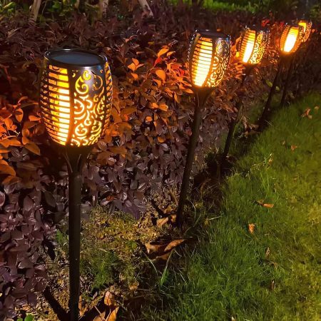 solar tiki lights