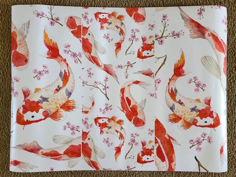 koi triptych poster