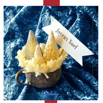 silver mug Christmas decoration